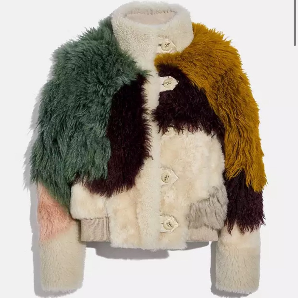 ❌FOUND❌ SEARCH OF COACH BLOUSON FALL 2020 SHEARLING JACKET/COAT